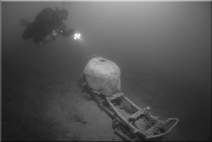 Lake Attersee, small Motorbike Wreck by Andy Kutsch 